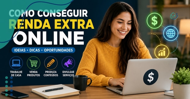 Como conseguir renda extra online