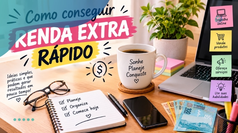 Como conseguir renda extra rápido 
